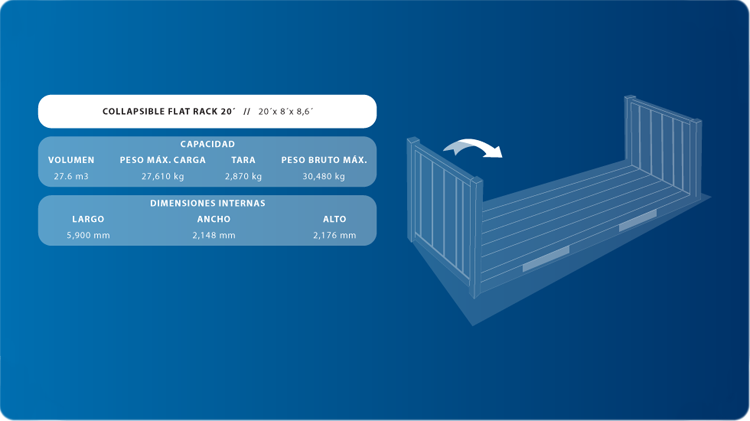 Collapsible Flatrack 20